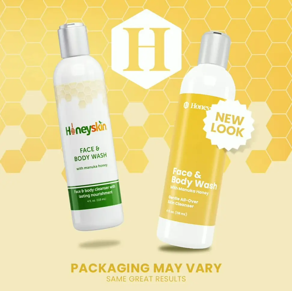 Facial & Body Cleanser featuring Manuka Honey for Acne and Sensitive Type