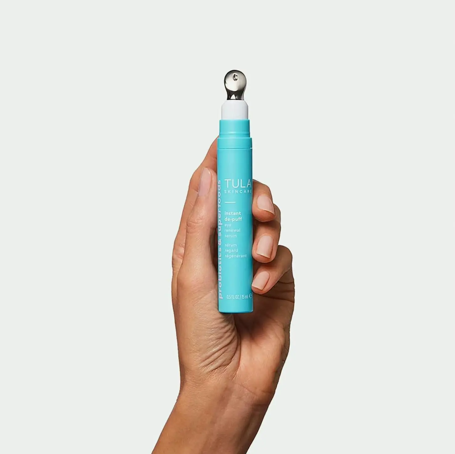 Fast De-Puffing Eye Renewal Serum by TULA Skin Care, 0.5 oz