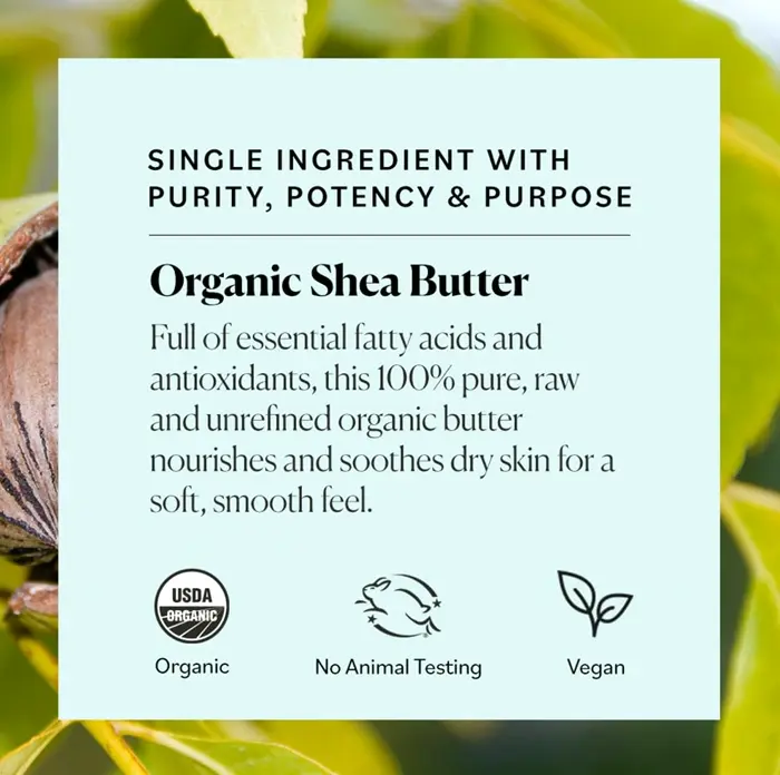 Sky Eco Shea Cream, Organic for Body, Face, 8 oz