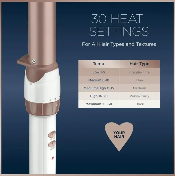 Conair Double Ceramic 1" Curling Wand Creating Waves