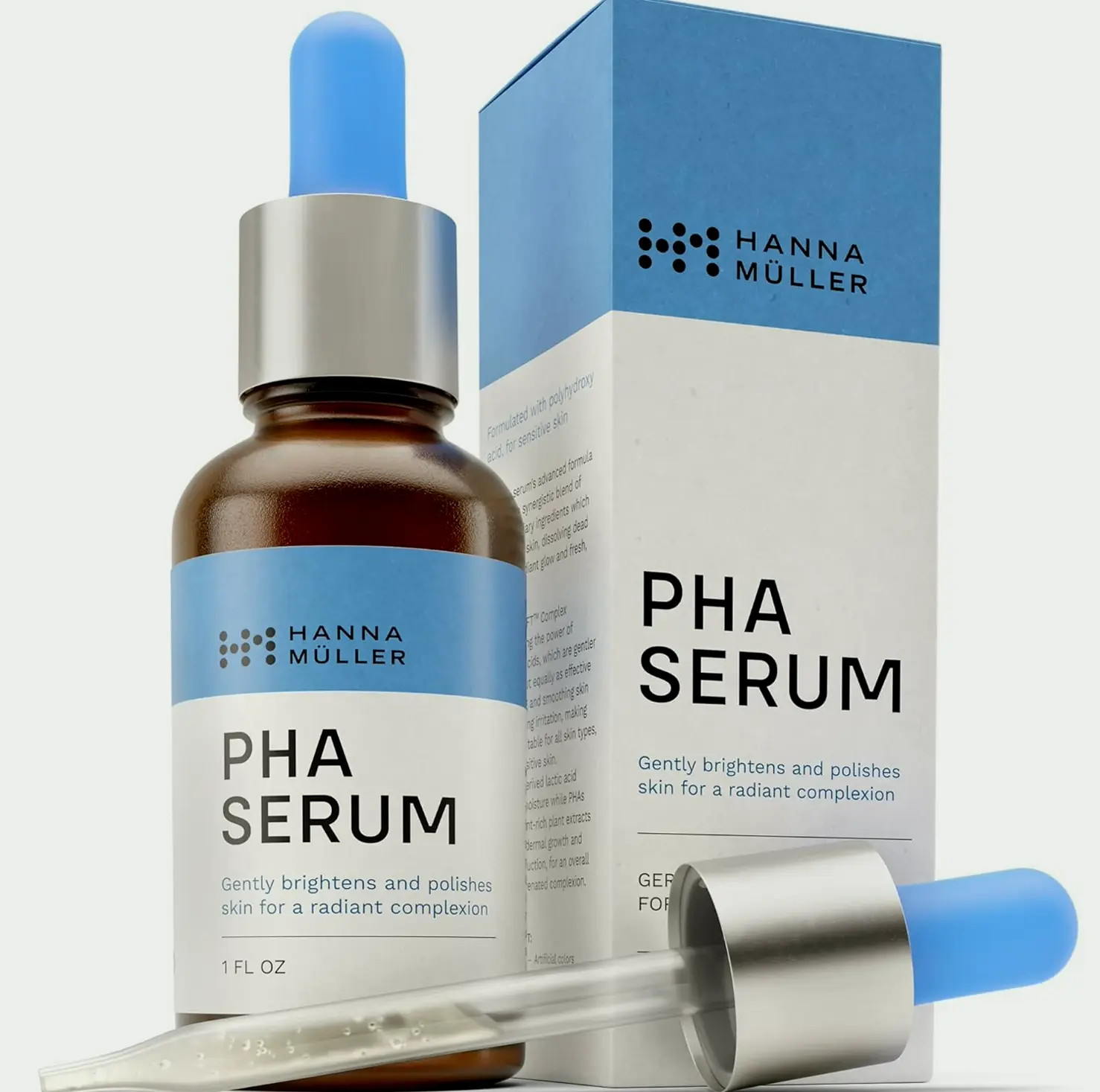 Alpha-Hydroxy Serum with 2 Poly Hydroxy Acids & 1 Alpha Hydroxy Acid for Complexion