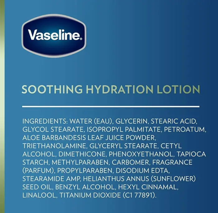 Vaseline's Intensive Care Hydration Body Lotion with Aloe Vera (20.3 oz, Set of 3)