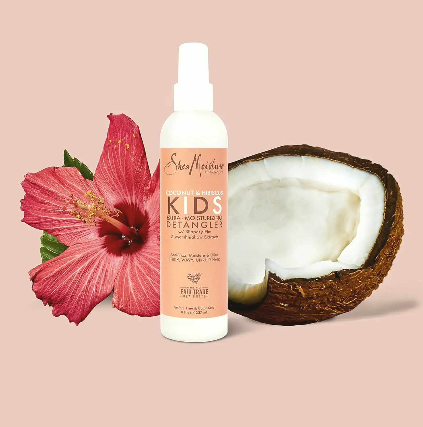 Children's Moisturizing Detangler with Coconut & Hibiscus, 8 oz