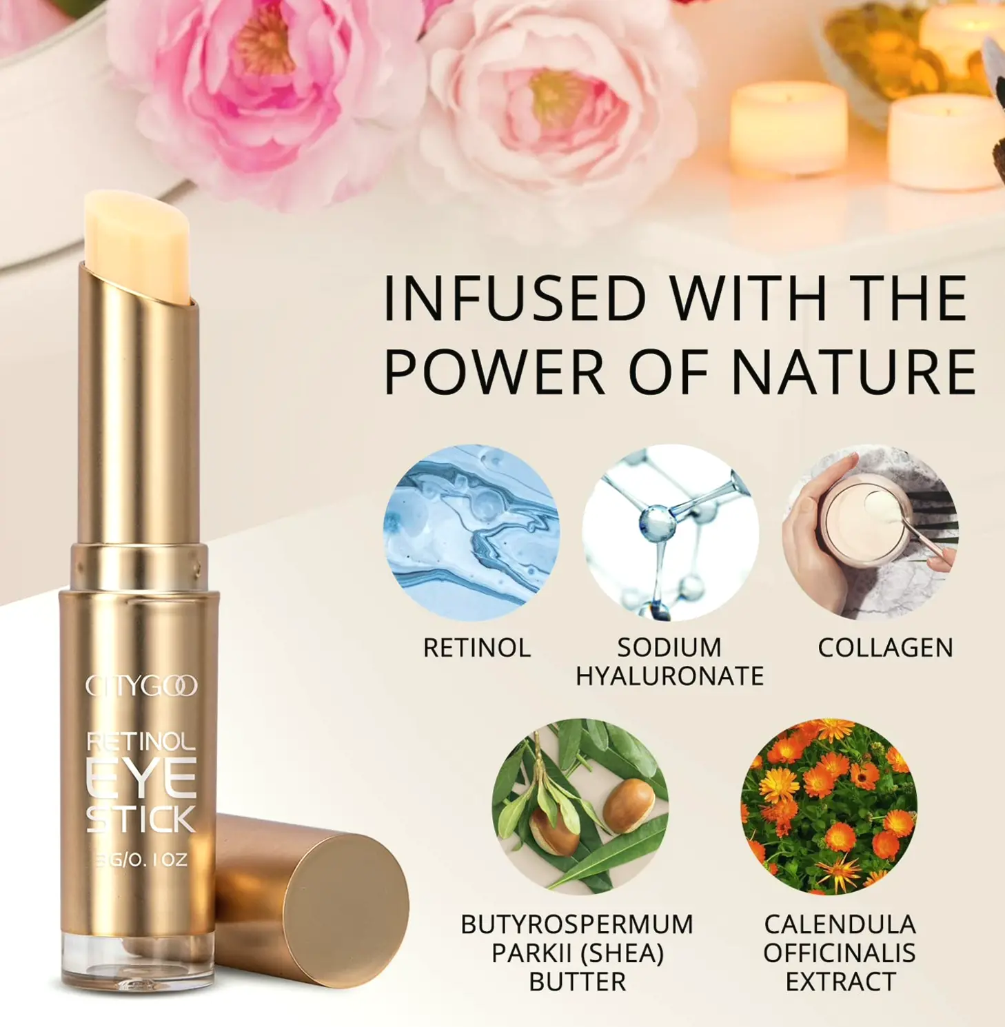 Retinol Eye Balm for Dark Circles & Wrinkles