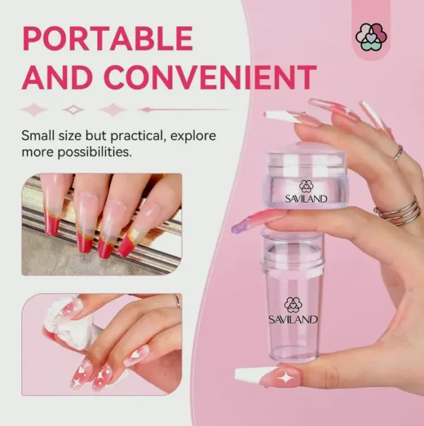 Saviland Tip Kit Bundle - 4-Pack Transparent Art