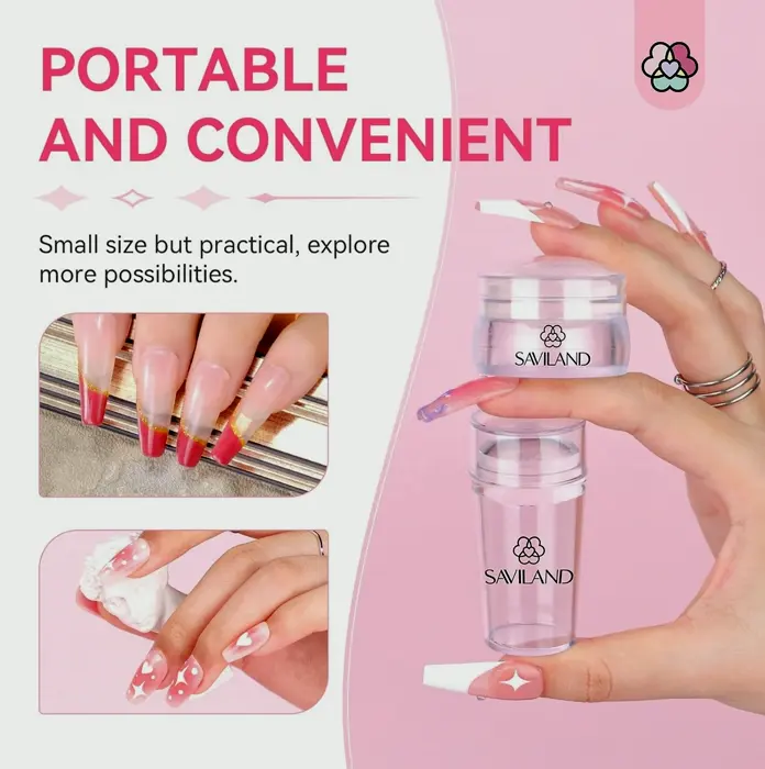 Saviland Tip Kit Bundle - 4-Pack Transparent Art