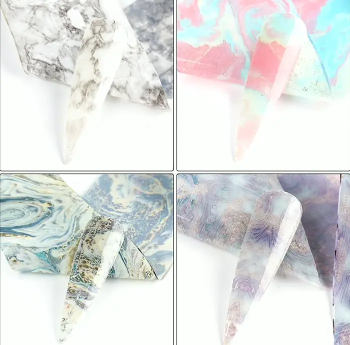 Marble Nail Decals, Marble Nail Polish Film