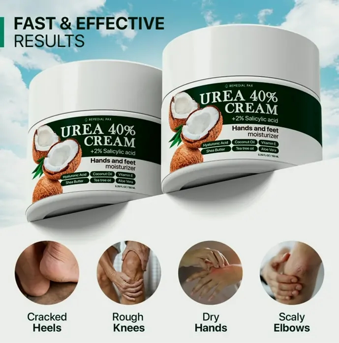 Healing Lotion 40% for Feet, Cracked Heels Treatment