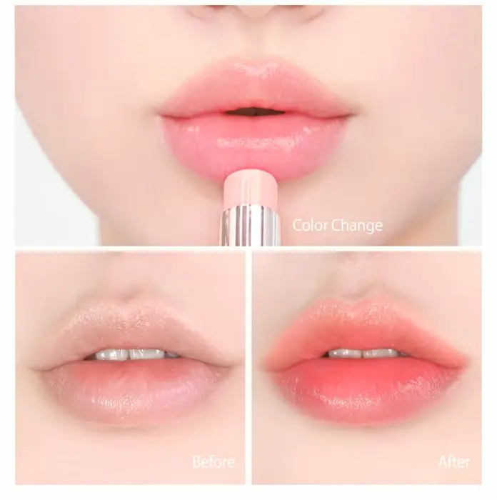 Sparkle Adorable Hue-Transforming Lip Cream Set #05 Rose Red
