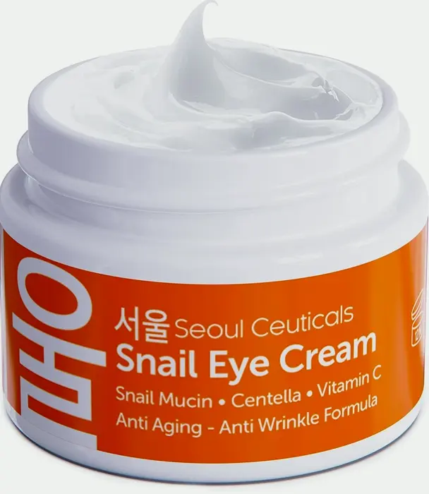 SeoulCeuticals' Snail Mucin Eye Cream - 97% Snail Filtrate Treatment 0.5oz