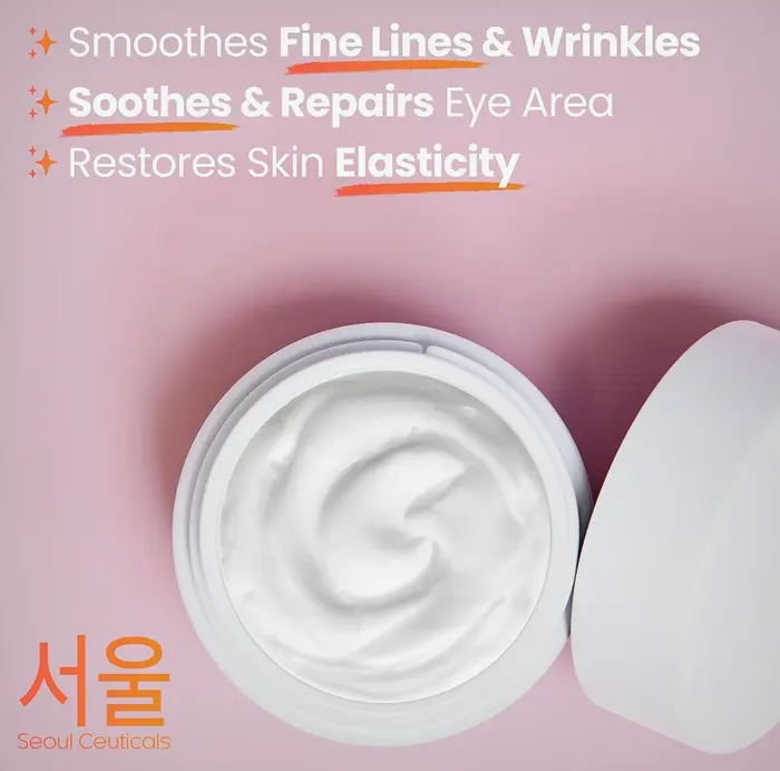 SeoulCeuticals' Snail Mucin Eye Cream - 97% Snail Filtrate Treatment 0.5oz