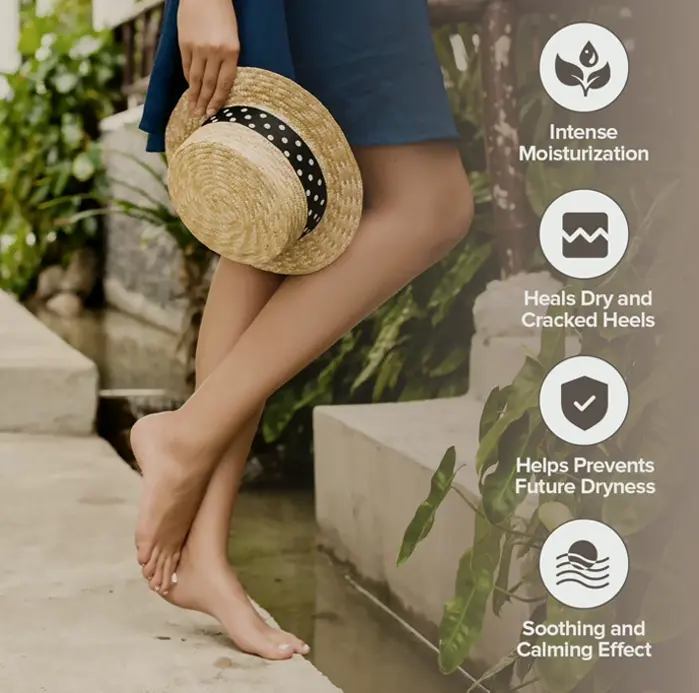Zaaina Heel Balm Treatment, All-Natural Foot Cream for Quick Relief