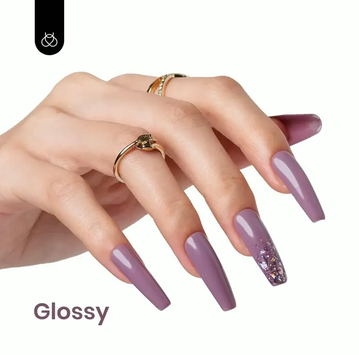 Gel Polish by Beetles Polish, 0.5Oz Purple Gel