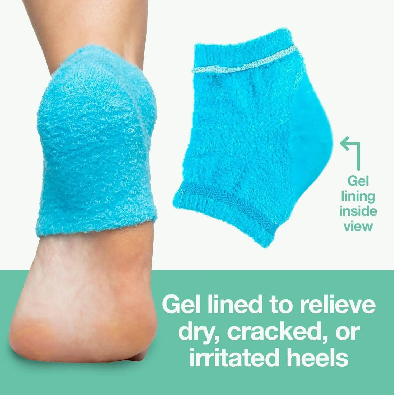 Zen Toes moisturizing fuzzy socks containing enriched vitamin E