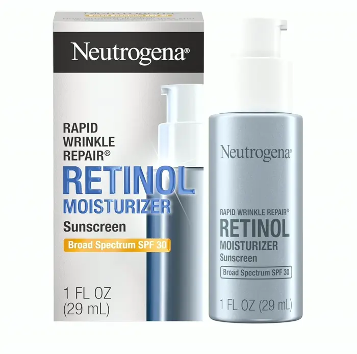Neutrogena Retinol Face Moisturizer, Rapid Wrinkle Repair, SPF 30