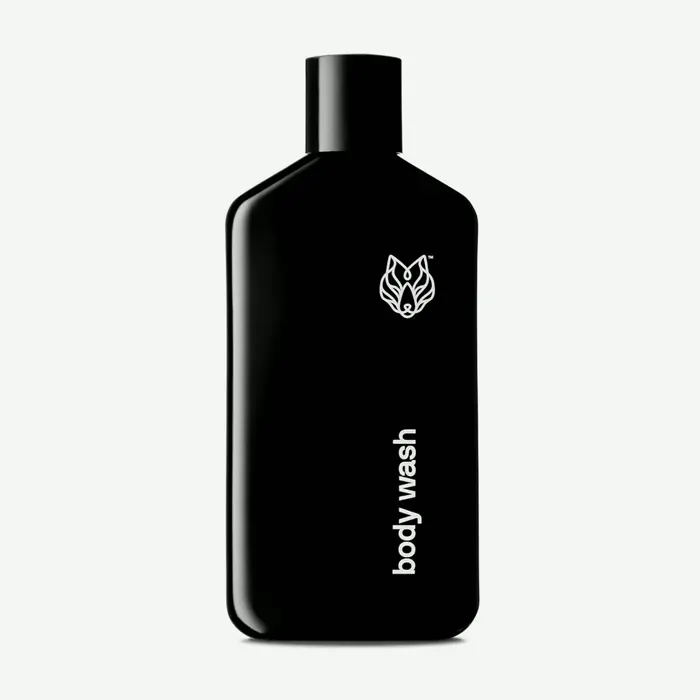 Black Wolf Charcoal Powder Body Wash for Men - 10 Fluid Oz