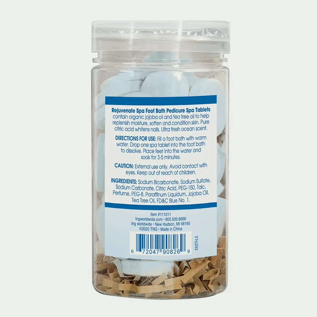 Revitalize Spa Pedicure Tablets, Natural Soak Capsules