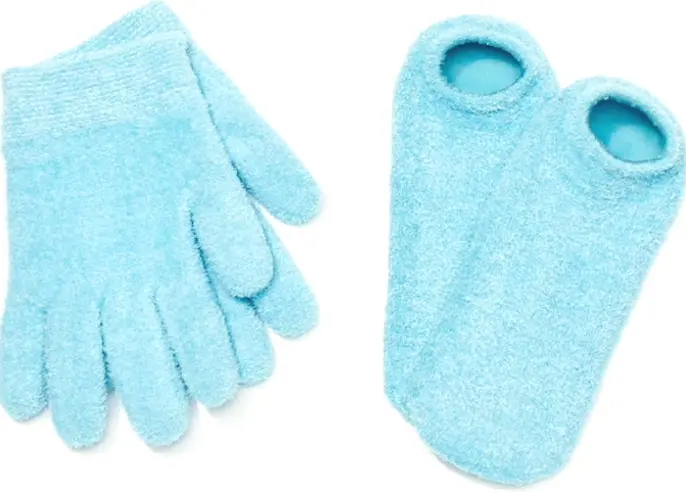 NaturoCure Moisturizing Socks and Gloves Kit for Dry Skin