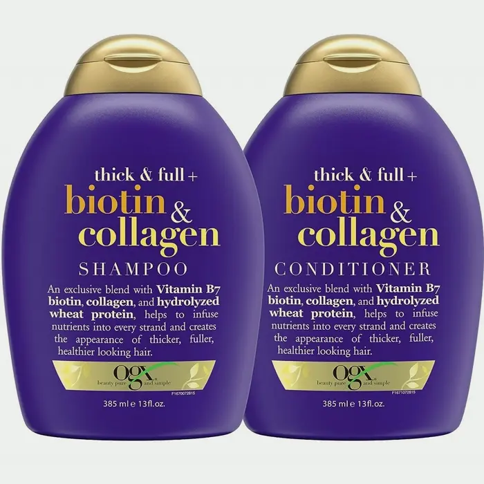 OGX Thick & Full Growth Kit, Different Packaging, 13 Fl Oz (2 Pack)