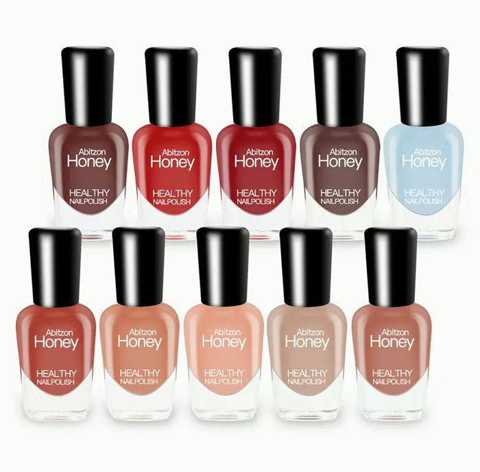 Latest Nail Polish Collection (Ten Pieces) - Non-Toxic, Quick Dry, Easy Peel