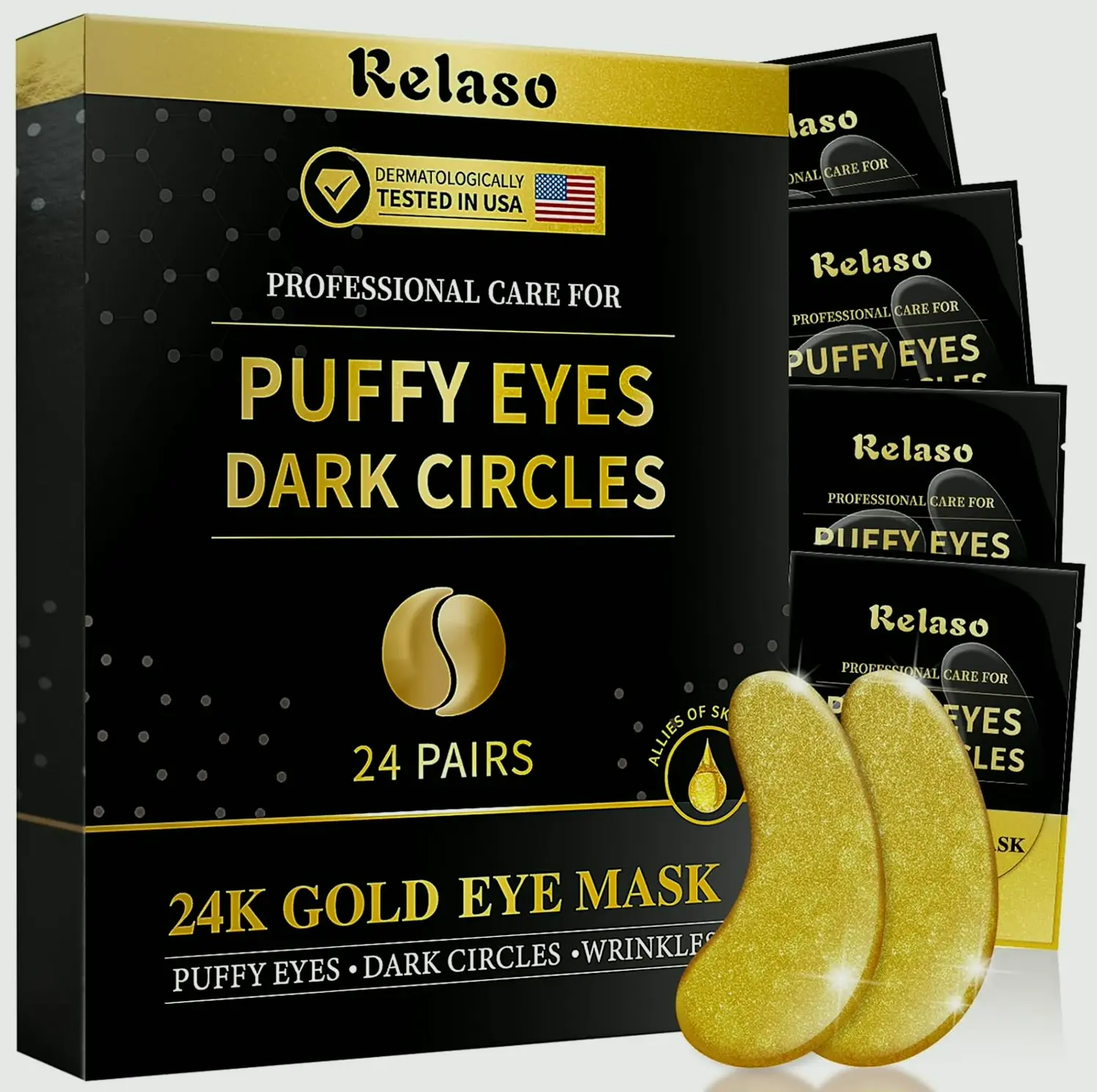 Golden Eye Patches, Revitalizing Treatment