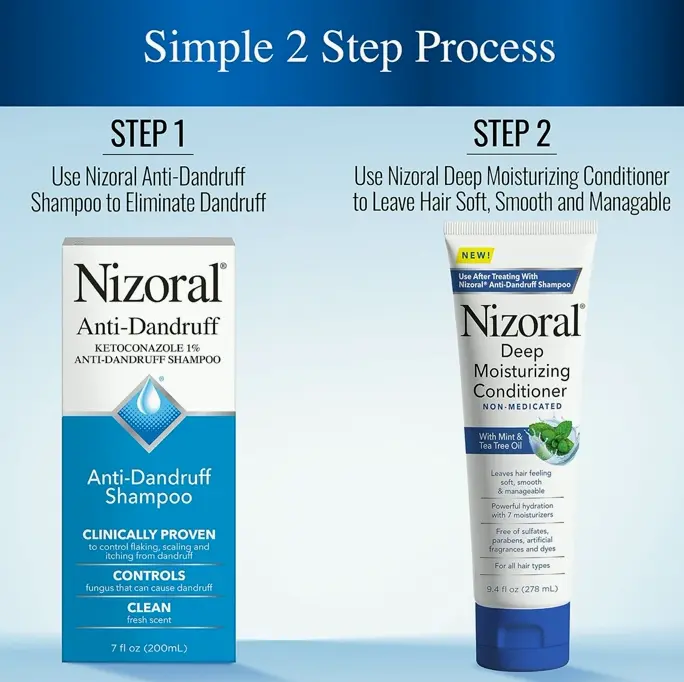 Anti-Dandruff Hair Cleanser & Hydrating Cream, Pack