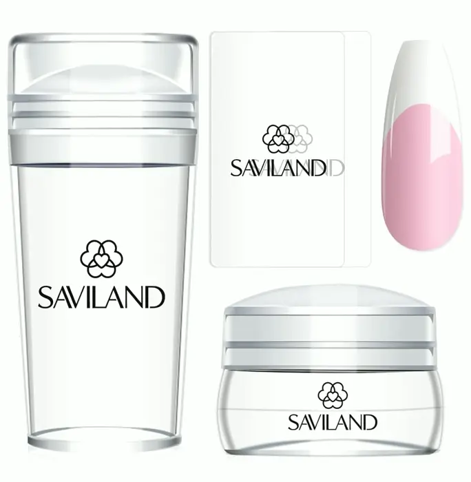 Salon Tip Stamper Bundle - 4-Pack Clear Art