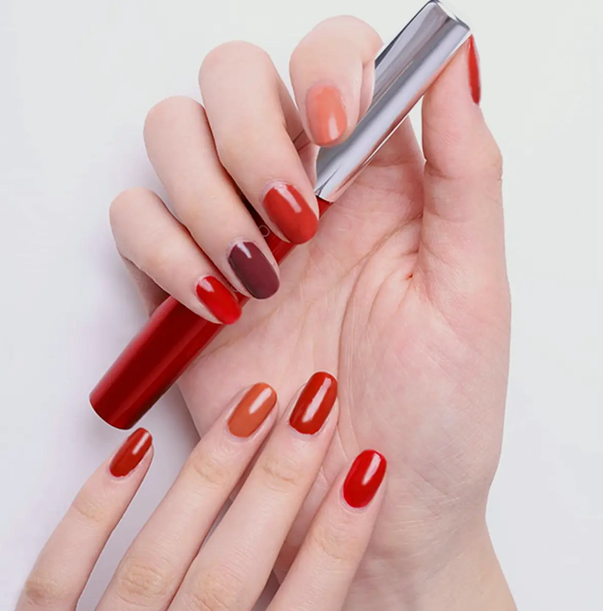 Latest Nail Polish Collection (Ten Pieces) - Non-Toxic, Quick Dry, Easy Peel