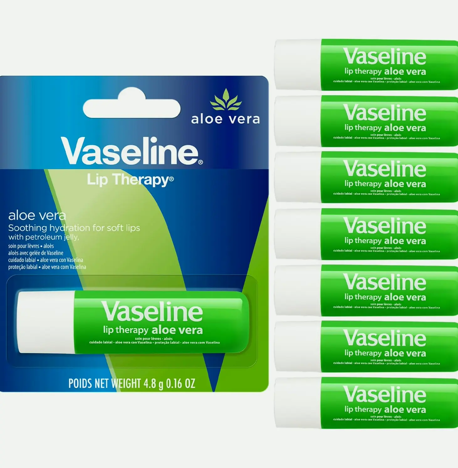 Vaseline's Aloe Lip Therapy - Pack of 8