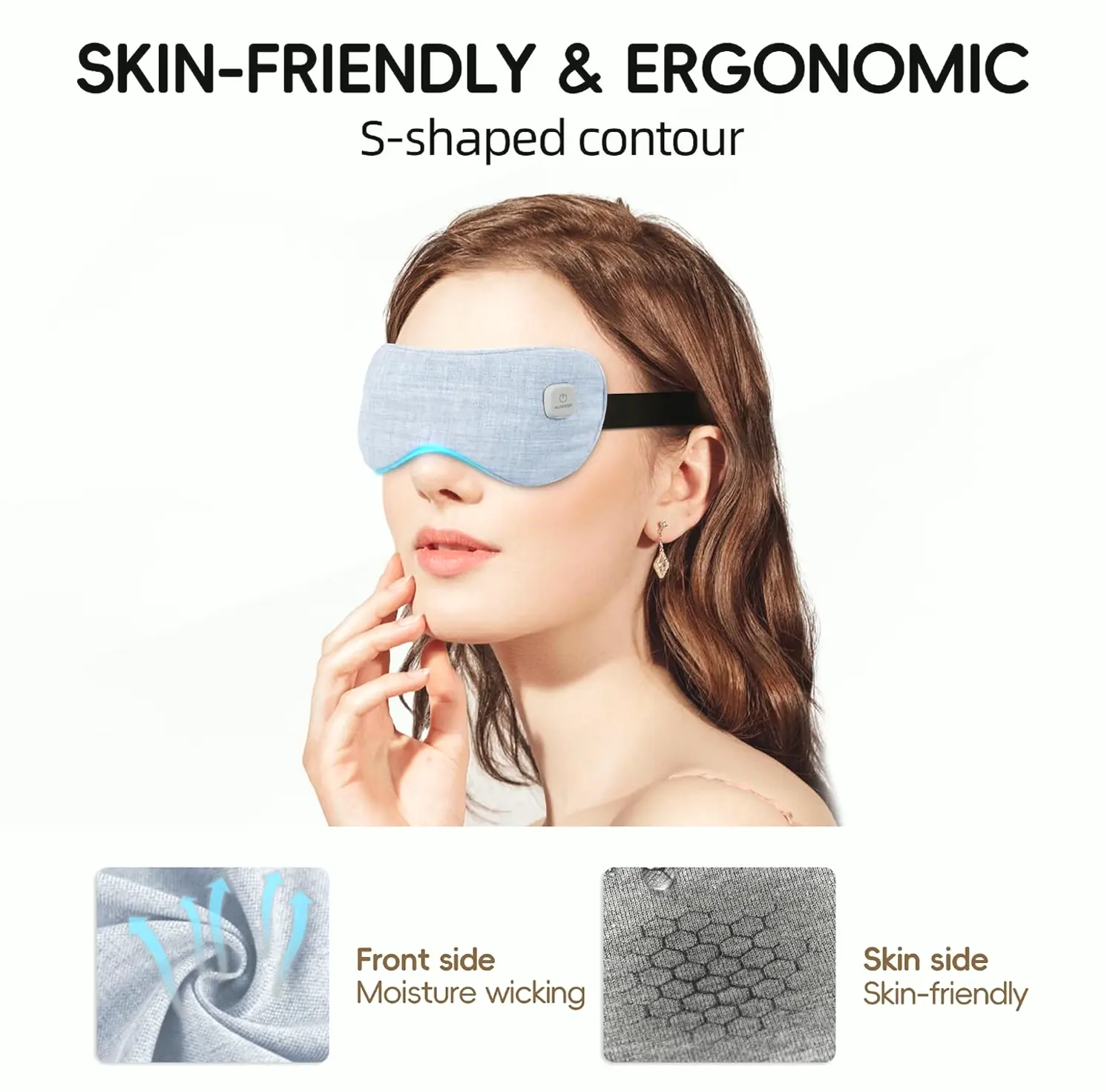 Graphene Warming Eye Cover – Wireless Warm Compress for Eye Care