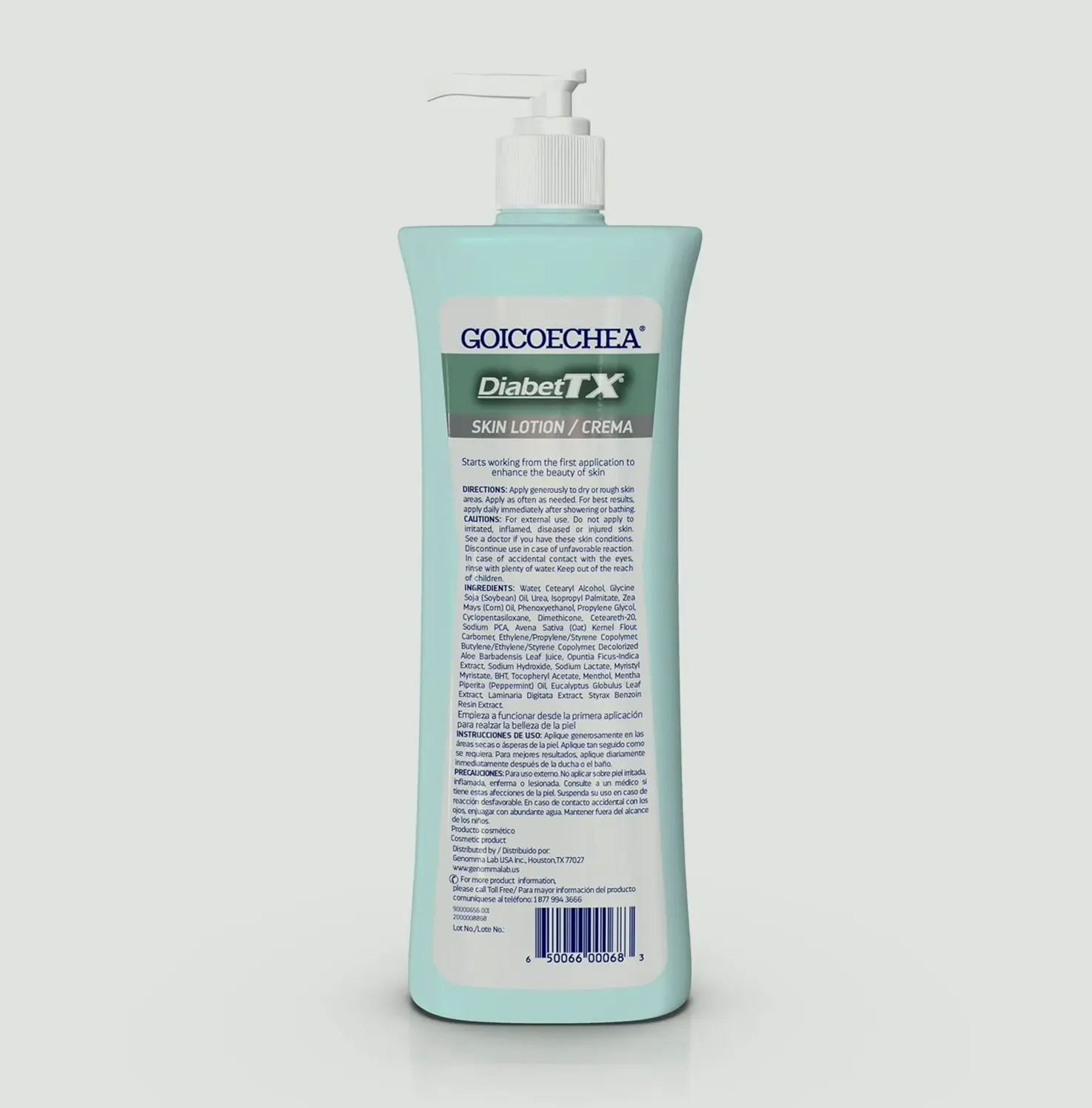Goicoechea Skin Moisturizer for Diabetic Skin, 13.5 oz
