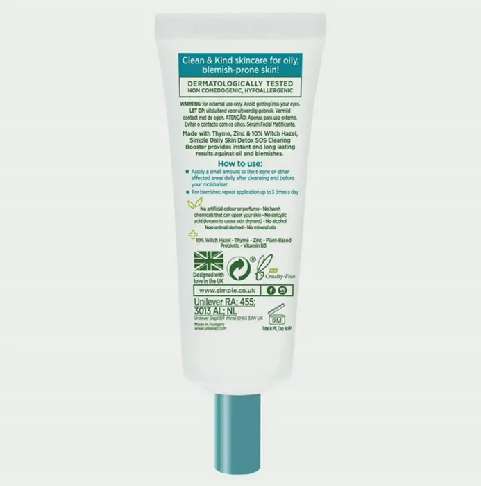 Everyday Complexion Cleanse Booster with Thyme, Zinc & Astringent - 25 Milliliters