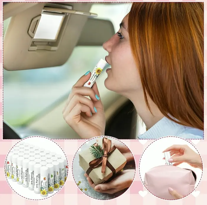 Pack of 50 Inspirational Lip Care Set Religious Present Women's Faith