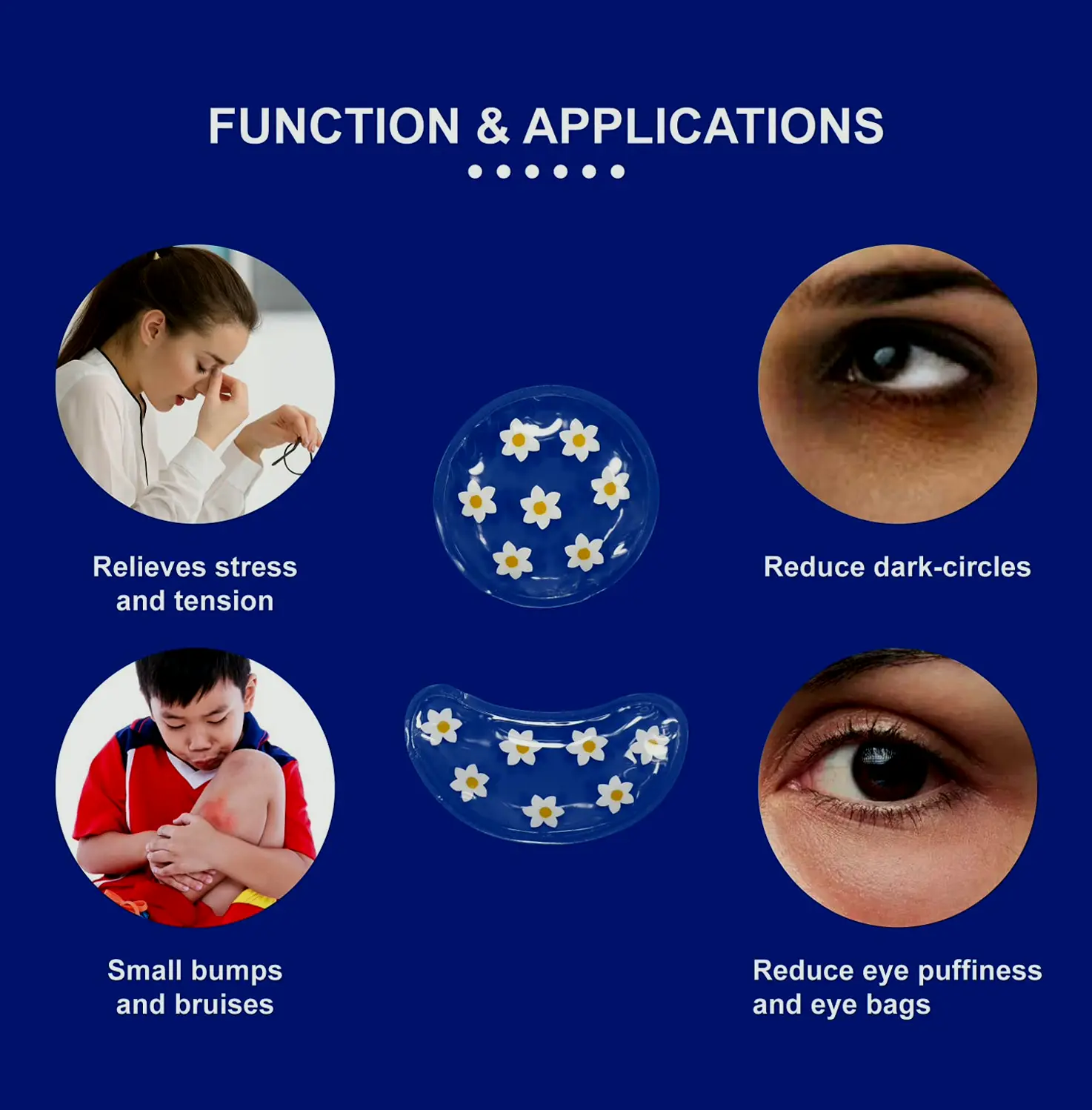 Gel Pads: Reusable Eye Pads for Pain Relief