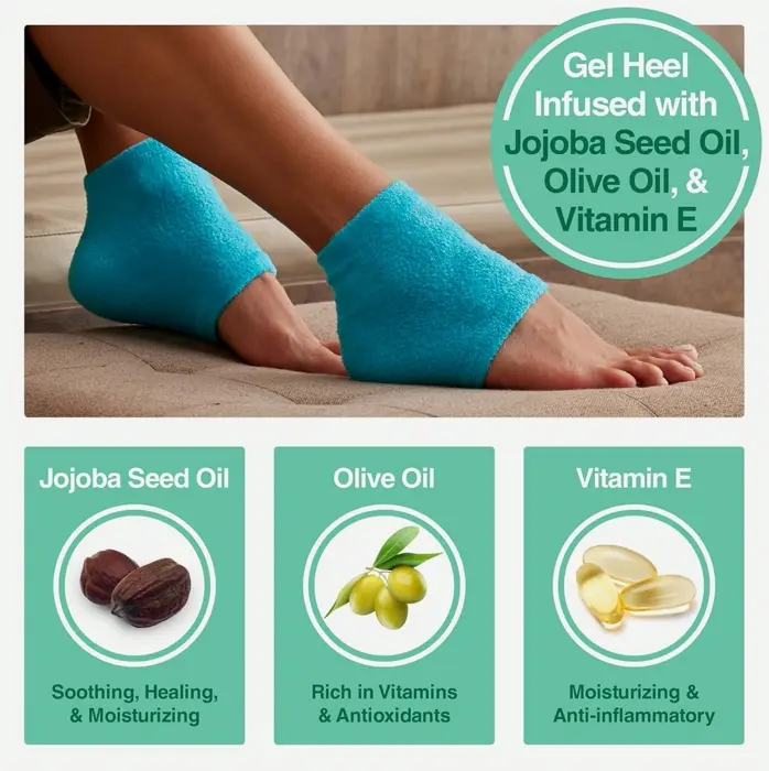 Zen Toes moisturizing fuzzy socks containing enriched vitamin E