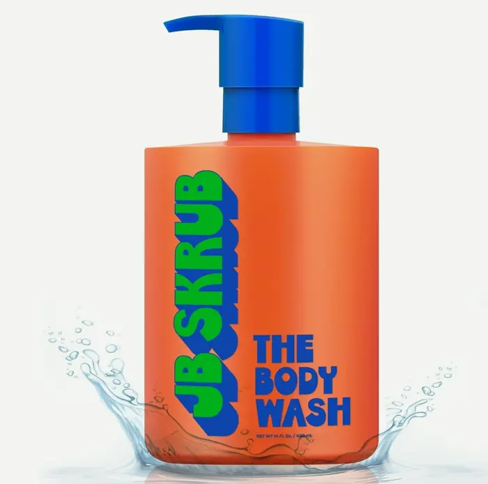 Children's Foaming Fruit-Scented Body Wash for Boys - Gentle Ingredients - 14 Oz
