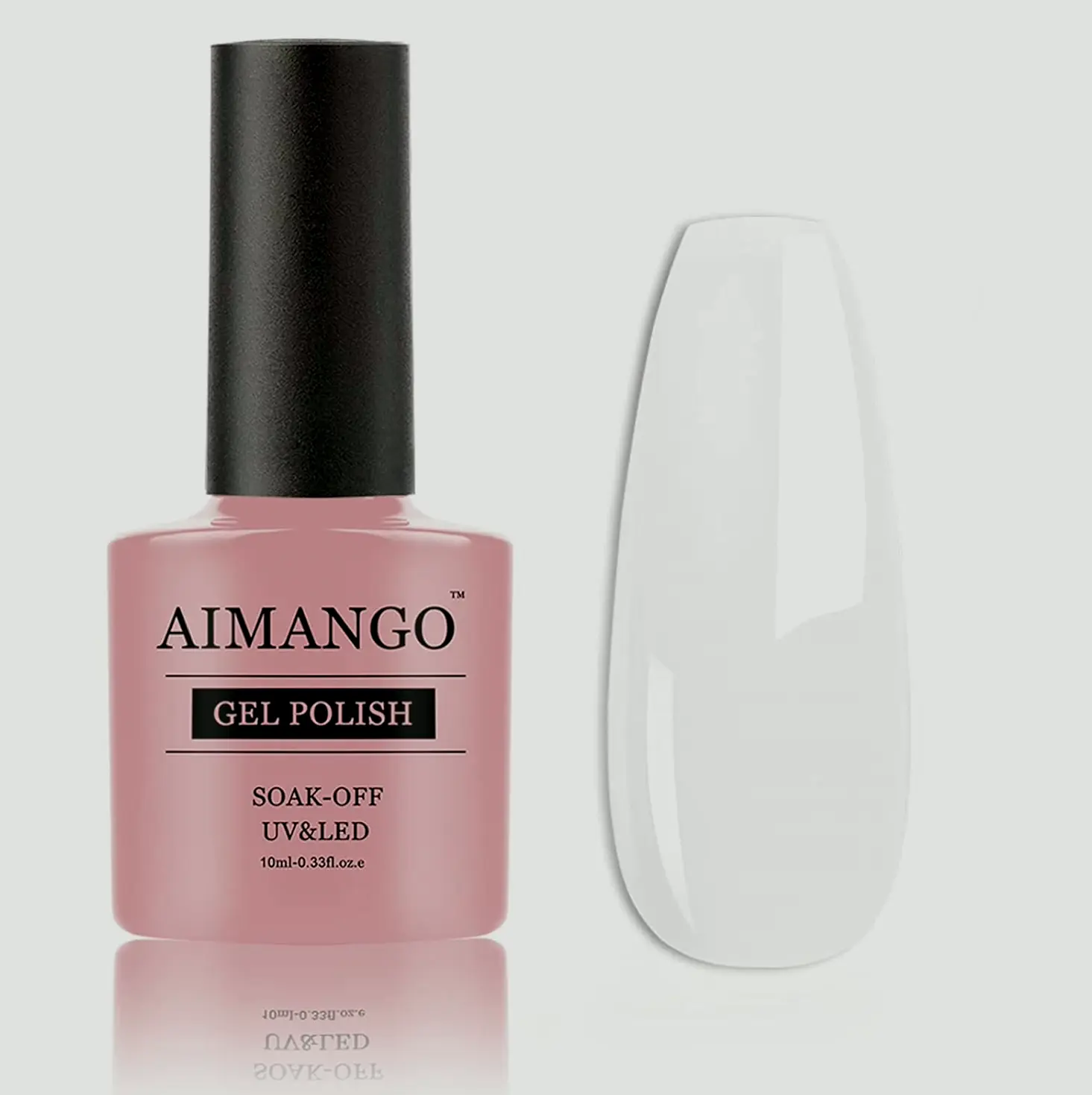 Classic White Glossy Polish Polish Nail Art