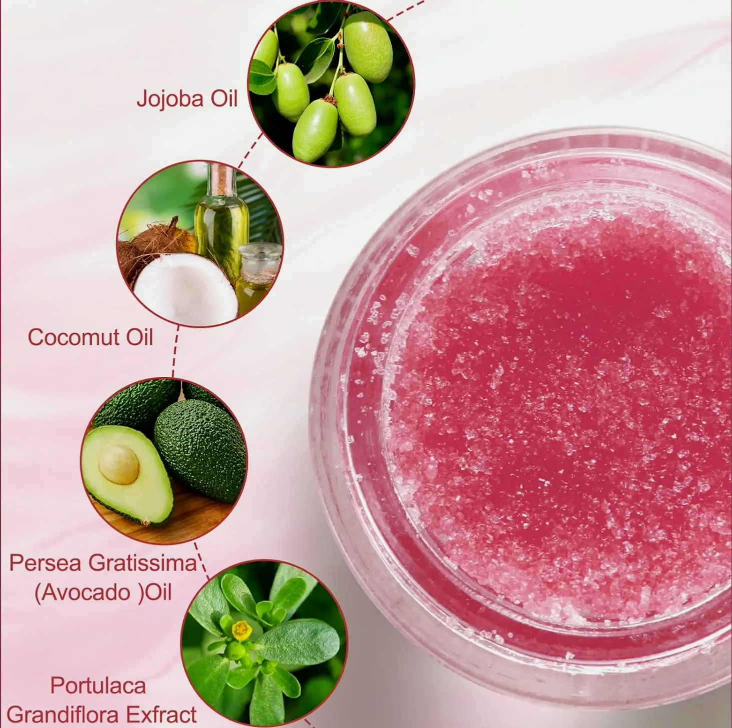 Lip Care Scrub, Natural Polish for Dry Lips