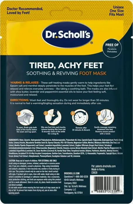 Tired Feet Soothing Foot Care, 3 Pairs
