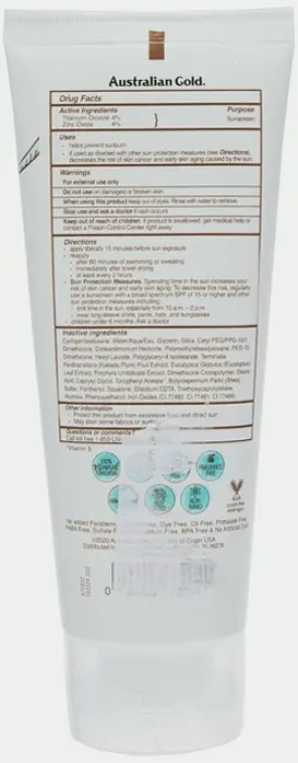 Aussie Gold Botanical SPF 50 Tint Facial Lotion, 3 oz